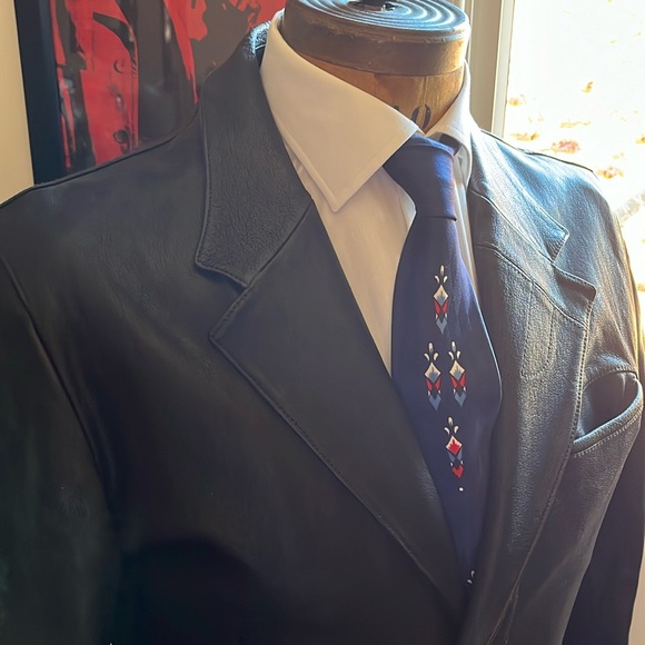 Paul Smith leather trench coat Made in Italy / Great Condition - Picture 6 of 9